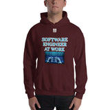 Unisex Hoodie "1042-0081 Software Engineer At Work (White Logo)" - JCBTGlobal