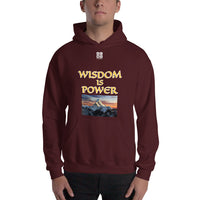 Unisex Hoodie "1042-0111 Wisdom Is Power (White Logo)" - JCBTGlobal