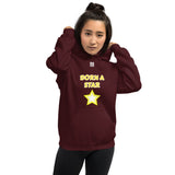 Unisex Hoodie "2042-0151 Born A Star (White Logo)" - JCBTGlobal