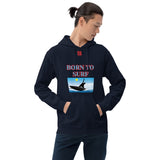 Unisex Hoodie "1041-0061 Born To Surf (Red Logo)" - JCBTGlobal