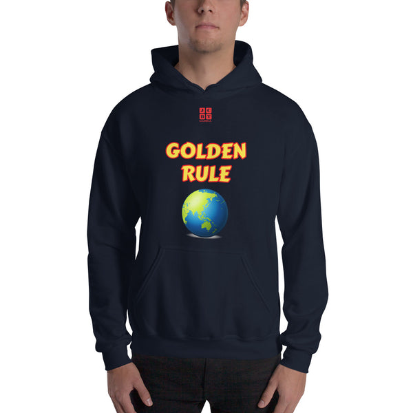 Unisex Hoodie "1042-0021 Golden Rule (Red Logo)" - JCBTGlobal