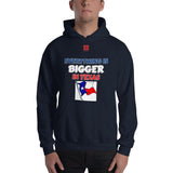 Unisex Hoodie "1042-0051 Everything Is Bigger In Texas (Red Logo)" - JCBTGlobal