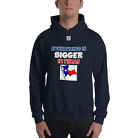 Unisex Hoodie "1042-0051 Everything Is Bigger In Texas (White Logo)" - JCBTGlobal