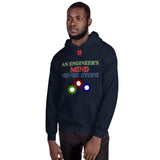 Unisex Hoodie "1042-0071 An Engineer's Mind Never Stops (Red Logo)" - JCBTGlobal