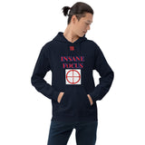 Unisex Hoodie "1042-0091 Insane Focus (Red Logo)" - JCBTGlobal