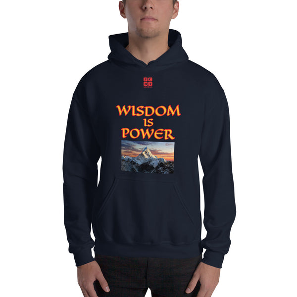 Unisex Hoodie "1042-0111 Wisdom Is Power (Red Logo)" - JCBTGlobal