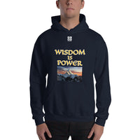 Unisex Hoodie "1042-0111 Wisdom Is Power (White Logo)" - JCBTGlobal