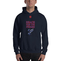 Unisex Hoodie "1042-0141 Reach For The Stars (Red Logo)" - JCBTGlobal