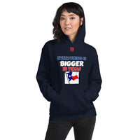 Unisex Hoodie "2042-0051 Everything Is Bigger In Texas (Red Logo)" - JCBTGlobal