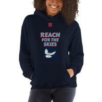 Unisex Hoodie "2042-0131 Reach For The Skies (Red Logo)" - JCBTGlobal