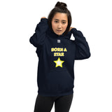 Unisex Hoodie "2042-0151 Born A Star (White Logo)" - JCBTGlobal