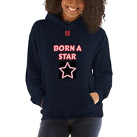 Unisex Hoodie "2042-0152 Born A Star (Red Logo)" - JCBTGlobal