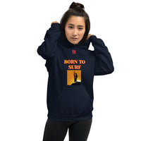 Unisex Hoodie "2041-0031 Born To Play Surf (Red Logo)" - JCBTGlobal