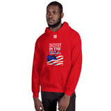 Unisex Hoodie "1042-0041 Born In The U.S.A. (White Logo)" - JCBTGlobal