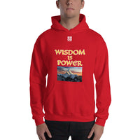 Unisex Hoodie "1042-0111 Wisdom Is Power (White Logo)" - JCBTGlobal