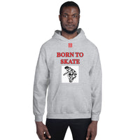 Unisex Hoodie "1041-0071 Born To Skate (Black Logo)" - JCBTGlobal