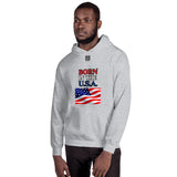 Unisex Hoodie "1042-0041 Born In The U.S.A. (Black Logo)" - JCBTGlobal