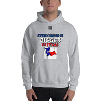 Unisex Hoodie "1042-0051 Everything Is Bigger In Texas (Black Logo)" - JCBTGlobal