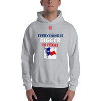 Unisex Hoodie "1042-0051 Everything Is Bigger In Texas (Red Logo)" - JCBTGlobal