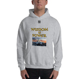 Unisex Hoodie "1042-0111 Wisdom Is Power (Black Logo)" - JCBTGlobal