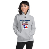 Unisex Hoodie "2042-0051 Everything Is Bigger In Texas (Black Logo)" - JCBTGlobal