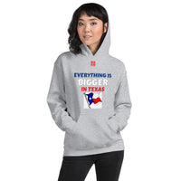 Unisex Hoodie "2042-0051 Everything Is Bigger In Texas (Red Logo)" - JCBTGlobal