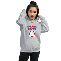 Unisex Hoodie "2042-0091 Insane Focus (Red Logo)" - JCBTGlobal