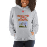 Unisex Hoodie "2042-0101 Believe In The Unseen (Red Logo)" - JCBTGlobal