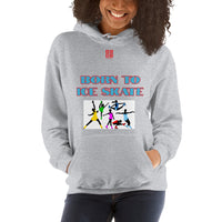 Unisex Hoodie "2041-0041 Born To Ice Skate (Red Logo)" - JCBTGlobal