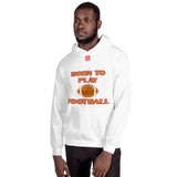 Unisex Hoodie "1041-0011 Born To Play Football (Red Logo)" - JCBTGlobal