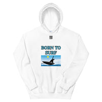 Unisex Hoodie "1041-0061 Born To Surf (Black Logo)" - JCBTGlobal