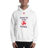 Unisex Hoodie "1041-0051 Born To Play Futbol (Red Logo)" - JCBTGlobal