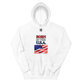 Unisex Hoodie "1042-0041 Born In The U.S.A. (Black Logo)" - JCBTGlobal