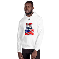 Unisex Hoodie "1042-0041 Born In The U.S.A. (Black Logo)" - JCBTGlobal