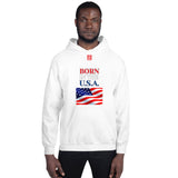 Unisex Hoodie "1042-0041 Born In The U.S.A. (Red Logo)" - JCBTGlobal