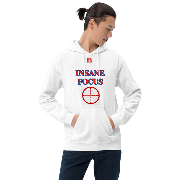 Unisex Hoodie "1042-0091 Insane Focus (Red Logo)" - JCBTGlobal