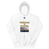 Unisex Hoodie "1042-0111 Wisdom Is Power (Black Logo)" - JCBTGlobal