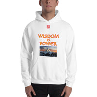 Unisex Hoodie "1042-0111 Wisdom Is Power (Red Logo)" - JCBTGlobal