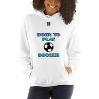 Unisex Hoodie "2041-0011 Born To Play Soccer (Black Logo)" - JCBTGlobal