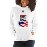 Unisex Hoodie "2042-0041 Born In The U.S.A. (Black Logo)" - JCBTGlobal