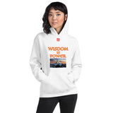 Unisex Hoodie "2042-0111 Wisdom Is Power (Red Logo)" - JCBTGlobal