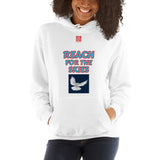 Unisex Hoodie "2042-0131 Reach For The Skies (Red Logo)" - JCBTGlobal