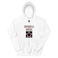 Unisex Hoodie "2042-0152 Born A Star (Black Logo)" - JCBTGlobal