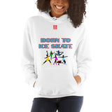 Unisex Hoodie "2041-0041 Born To Ice Skate (Red Logo)" - JCBTGlobal