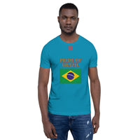 Short-Sleeve Unisex T-Shirt "1014-0061 Brazil (Red Logo)" - JCBTGlobal