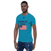 Short-Sleeve Unisex T-Shirt "1014-0031 U.S.A. (Black Logo)" - JCBTGlobal