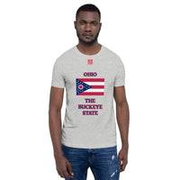 Short-Sleeve Unisex T-Shirt "10103-0071 Ohio (Red Logo)" - JCBTGlobal