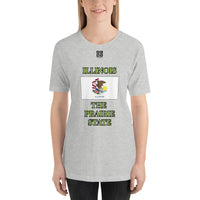 Short-Sleeve Unisex T-Shirt "2013-0051 Illinois (Black Logo)" - JCBTGlobal