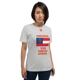 Short-Sleeve Unisex T-Shirt "2013-0091 Georgia (Red Logo)" - JCBTGlobal