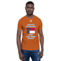 Short-Sleeve Unisex T-Shirt "10103-0101 North Carolina (White Logo)" - JCBTGlobal